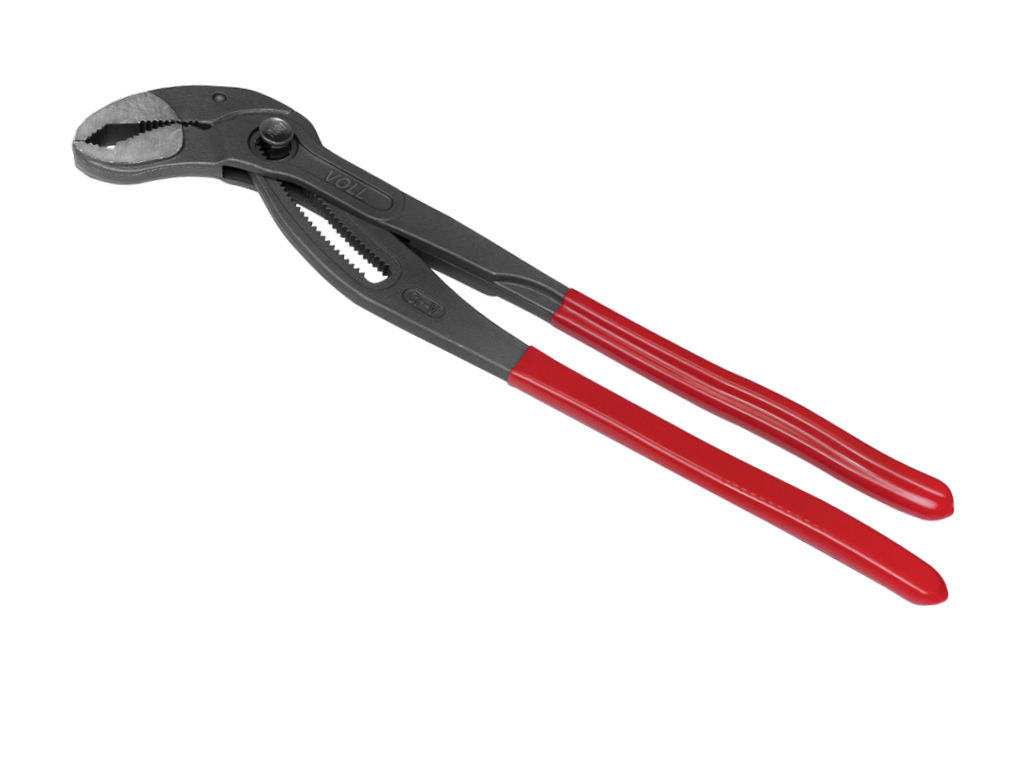Переставные клещи VOLL Cobra с механизмом быстрой фиксации, L-12" (300 мм), CrV