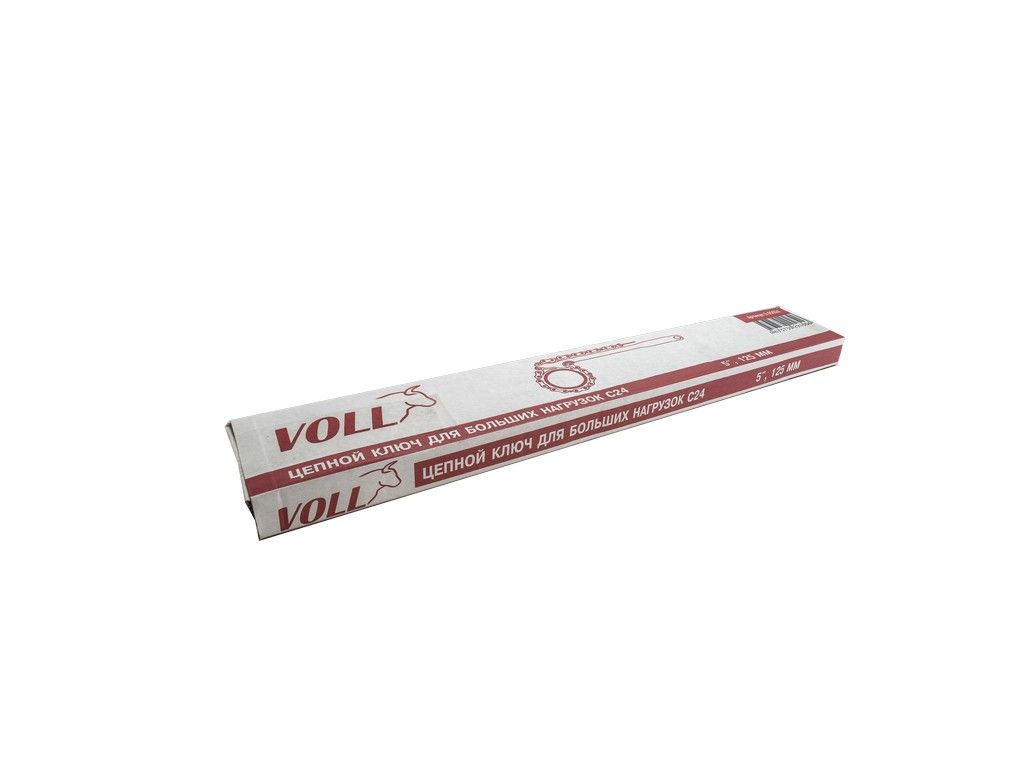 Цепной  ключ для больших нагрузок VOLL С24 для труб до 5", 125мм